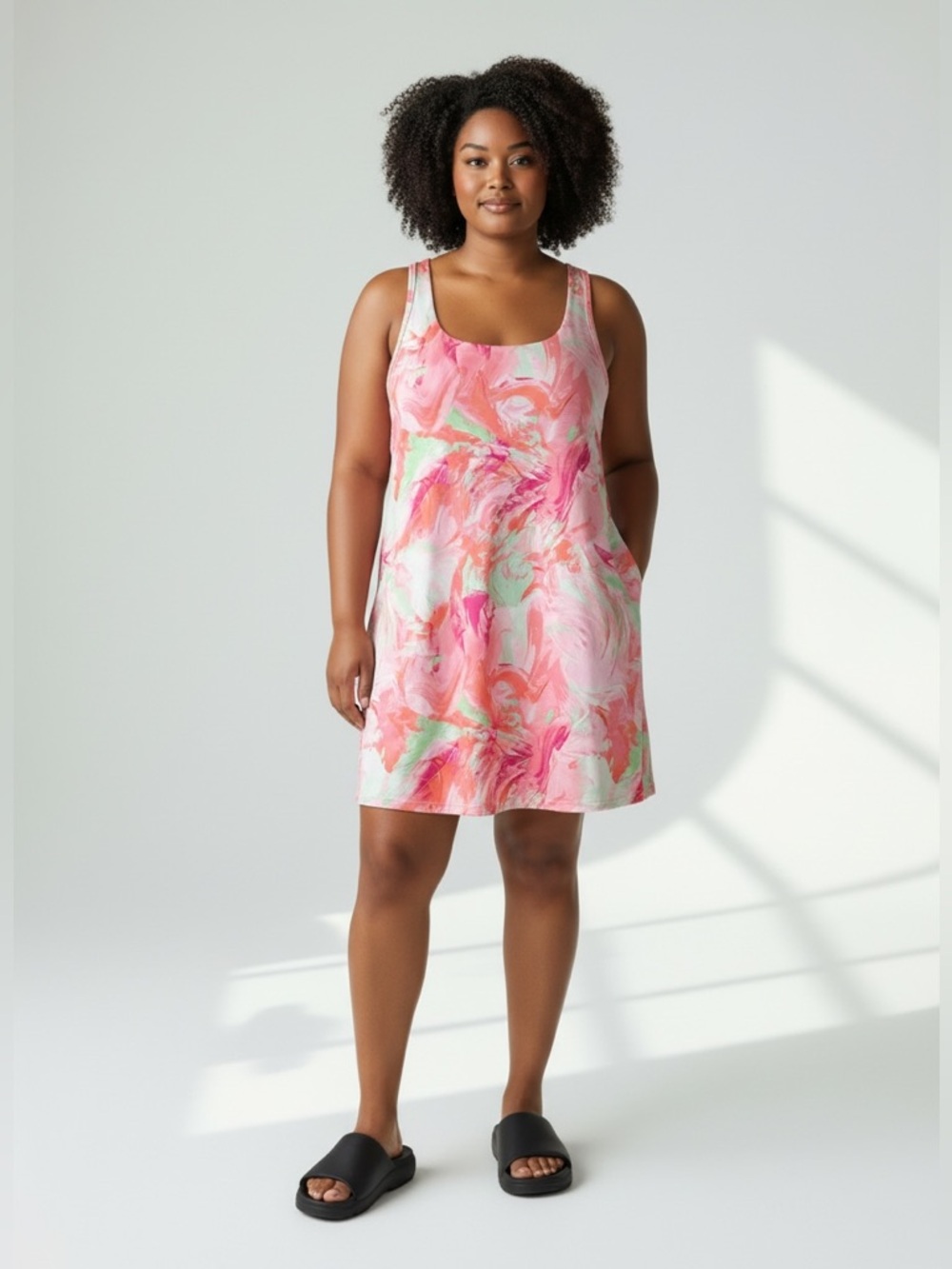 Ideology Coral Pink Athletic Dress NWT